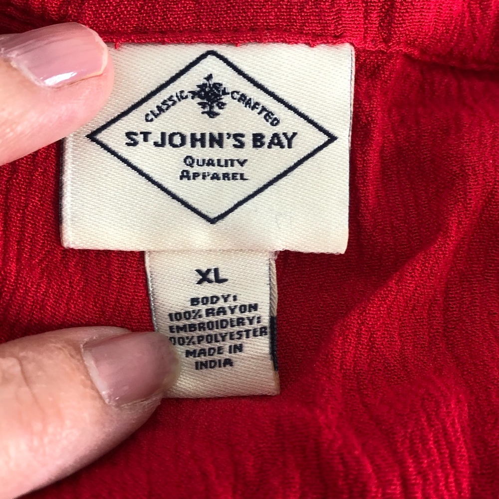 Maurices Live and Let Live St. John’s Bay Tops XL - Picture 12 of 16